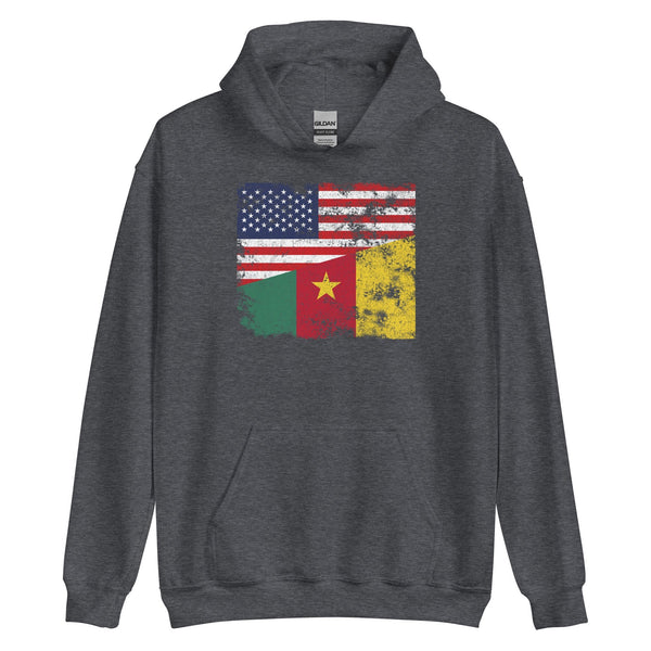 Cameroon USA Flag Hoodie