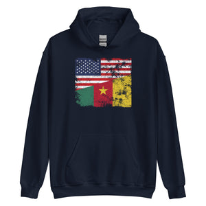 Cameroon USA Flag Hoodie