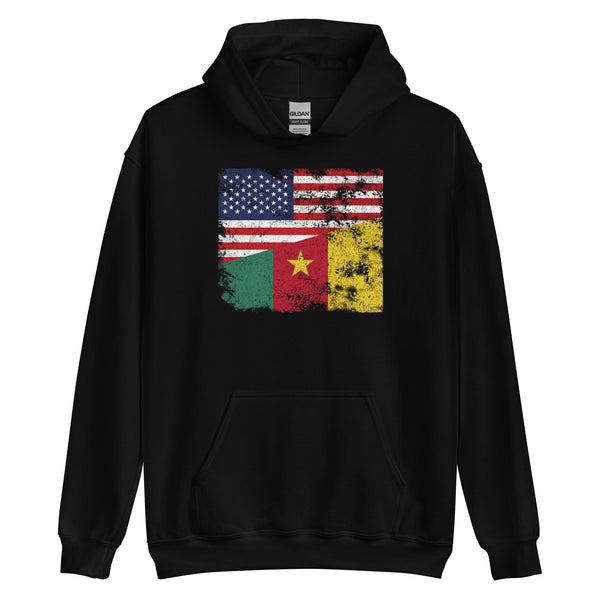 Cameroon USA Flag Hoodie