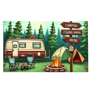 Camping Flag - 90x150cm(3x5ft) - 60x90cm(2x3ft)