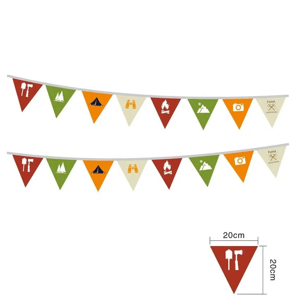 Camping Flags - Pennant Bunting Banner