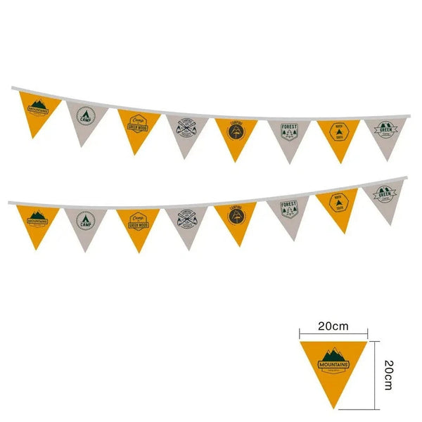 Camping Flags - Pennant Bunting Banner
