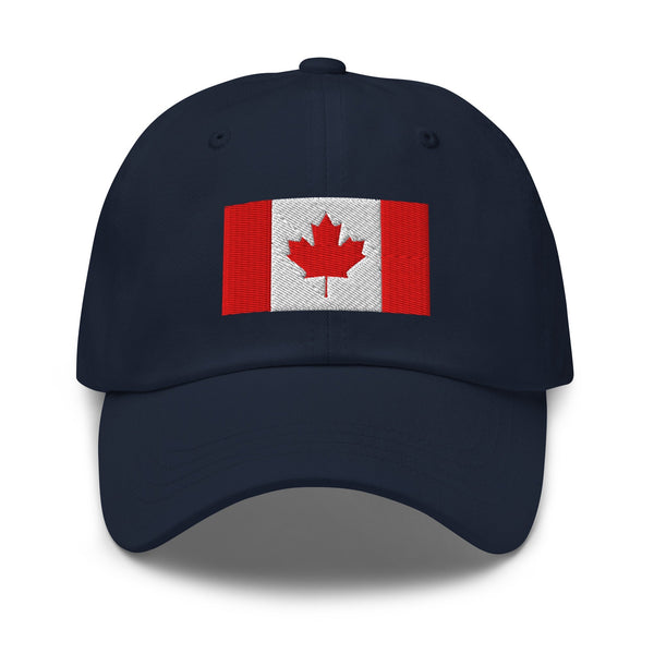 Canada Flag Cap - Adjustable Embroidered Dad Hat