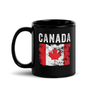 Canada Flag Distressed - Canadian Flag Mug