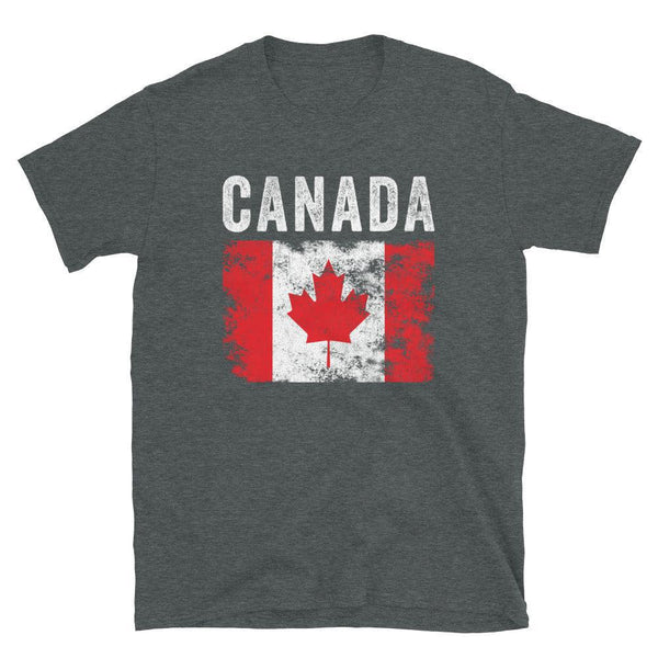 Canada Flag Distressed - Canadian Flag T-Shirt