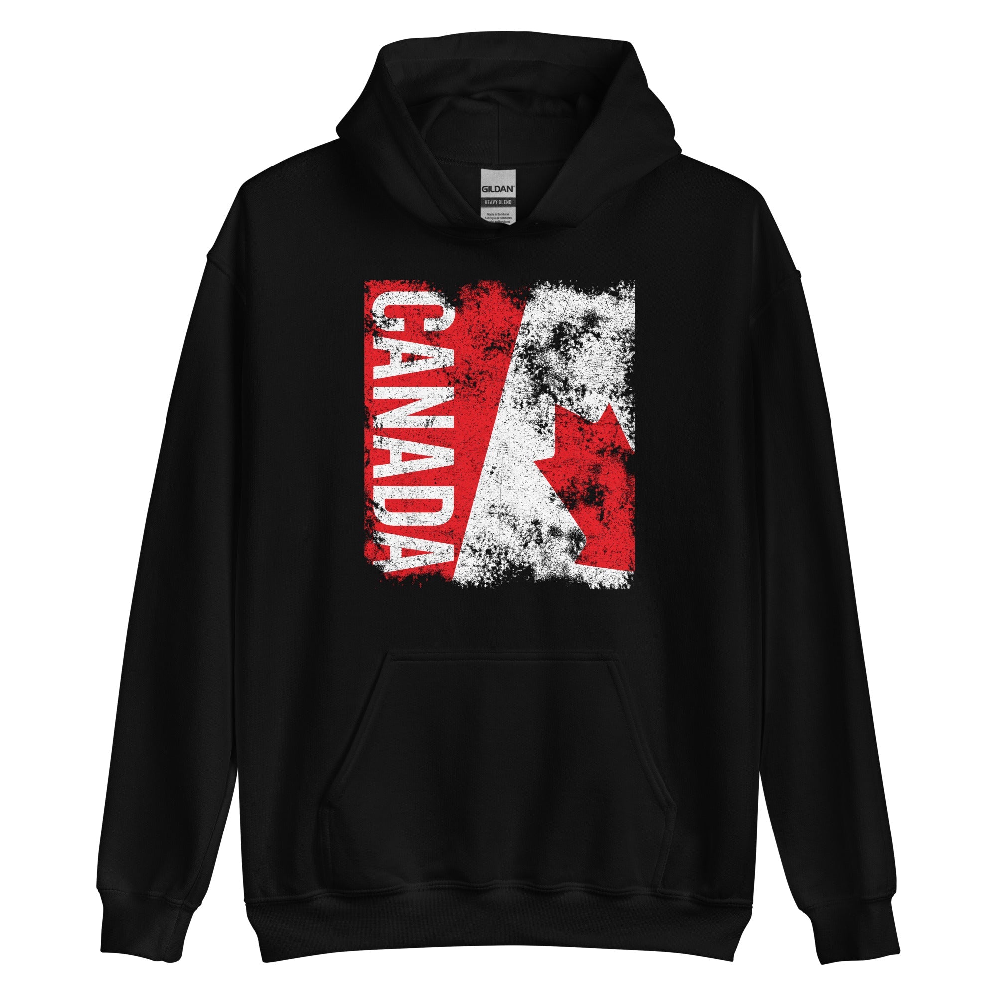 Canada Flag - Distressed Flag Hoodie