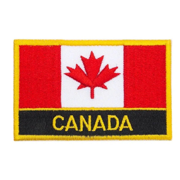 Canada Flag Patch - Sew On/Iron On Patch