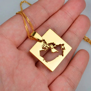 Canada Map Necklace