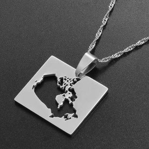 Canada Map Necklace