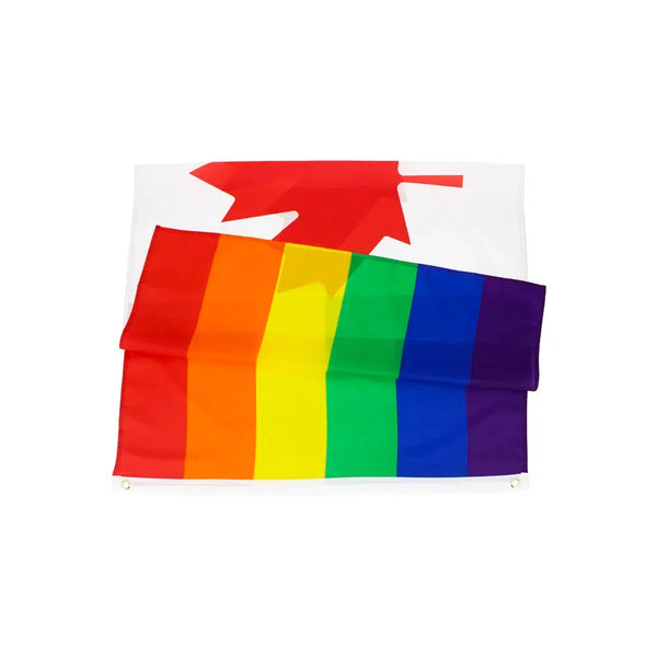 Canada Pride Flag - 90x150cm(3x5ft) - 60x90cm(2x3ft) - LGBTQIA2S+