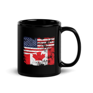 Canada USA Flag Mug