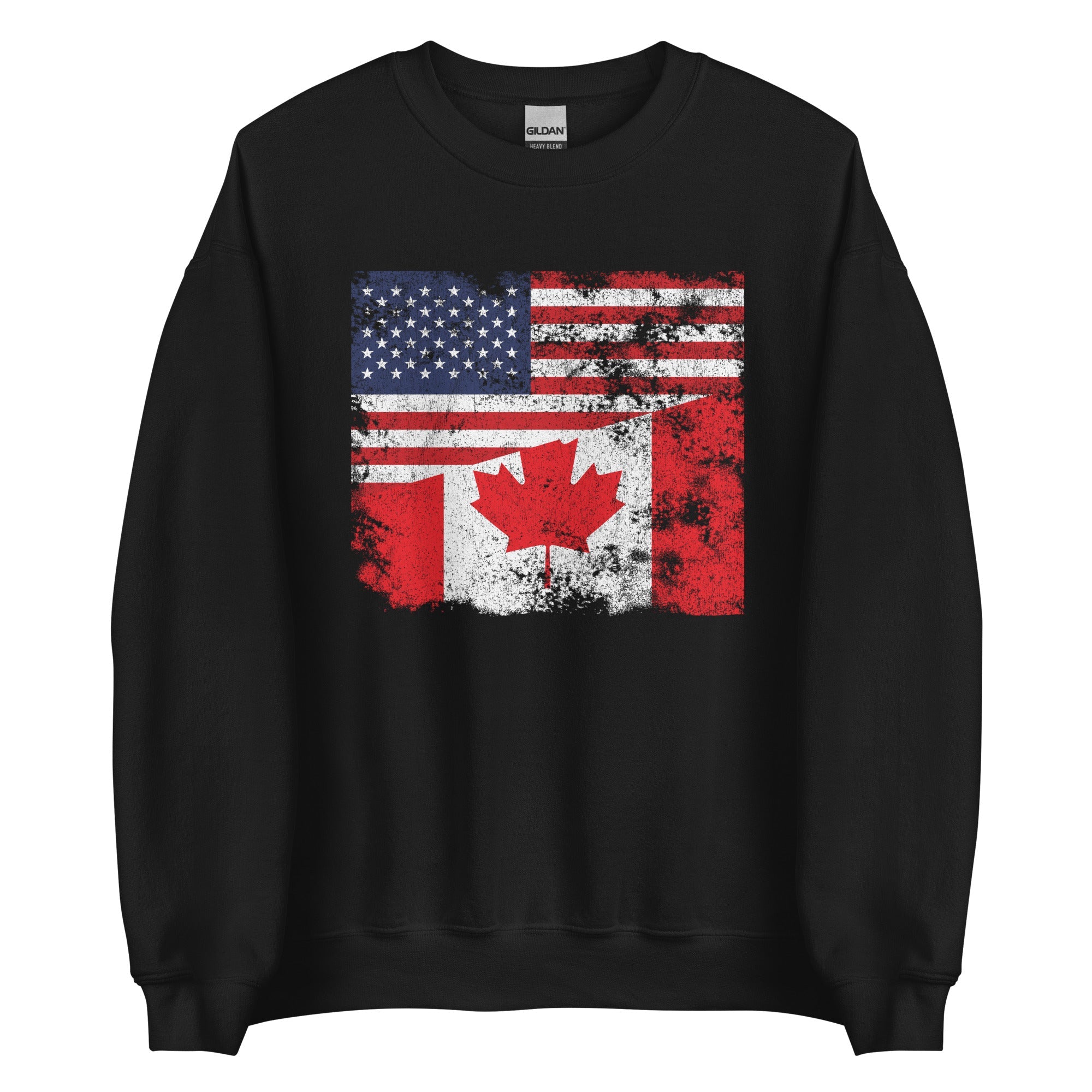 Canada USA Flag Sweatshirt