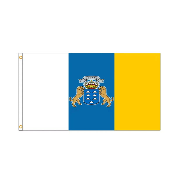 Canary Islands Flag - 90x150cm(3x5ft) - 60x90cm(2x3ft)