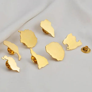 Canary Islands Flag Lapel Pin Collection - Enamel Pin Flags