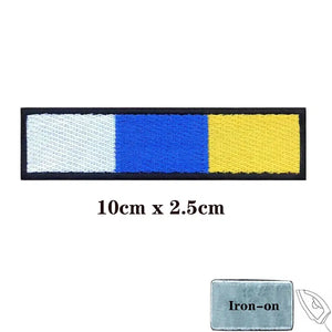 Canary Islands Flag Patch - Iron On/Hook & Loop Patch