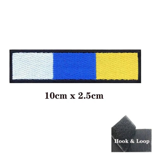 Canary Islands Flag Patch - Iron On/Hook & Loop Patch