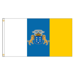Canary Islands Flags - 90x150cm(3x5ft) - 60x90cm(2x3ft)