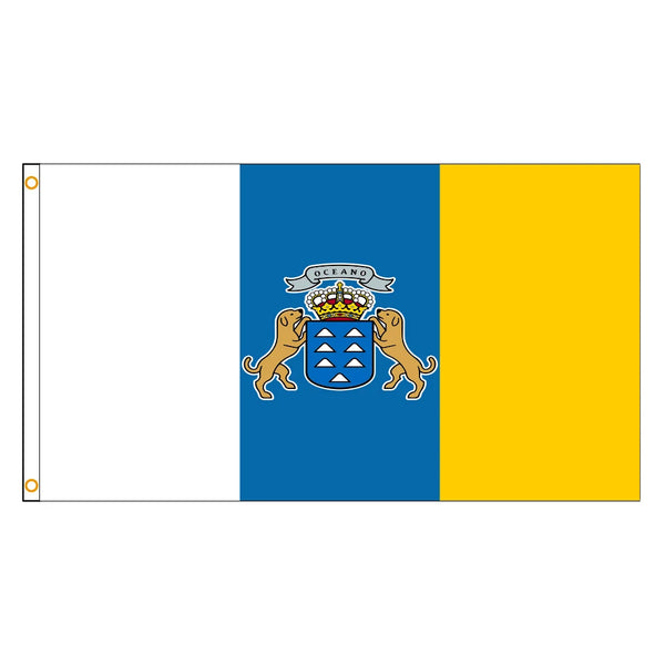 Canary Islands Flags - 90x150cm(3x5ft) - 60x90cm(2x3ft)