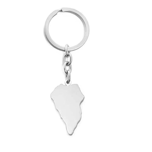 Canary Islands Map Keychain Collection