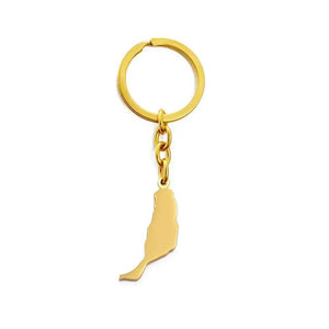 Canary Islands Map Keychain Collection