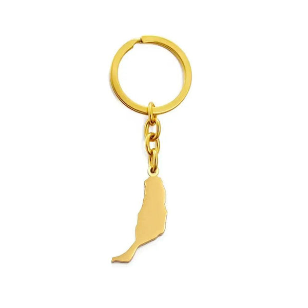 Canary Islands Map Keychain Collection