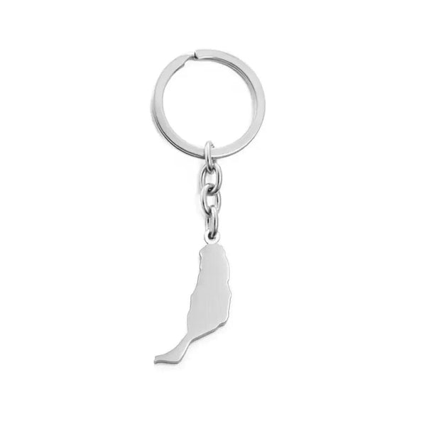Canary Islands Map Keychain Collection