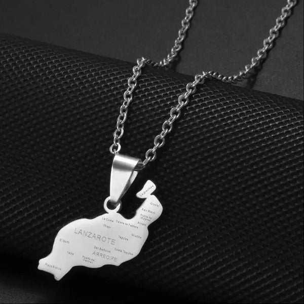 Canary Islands Map Necklace Collection