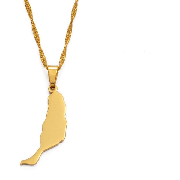 Canary Islands Map Necklace Collection