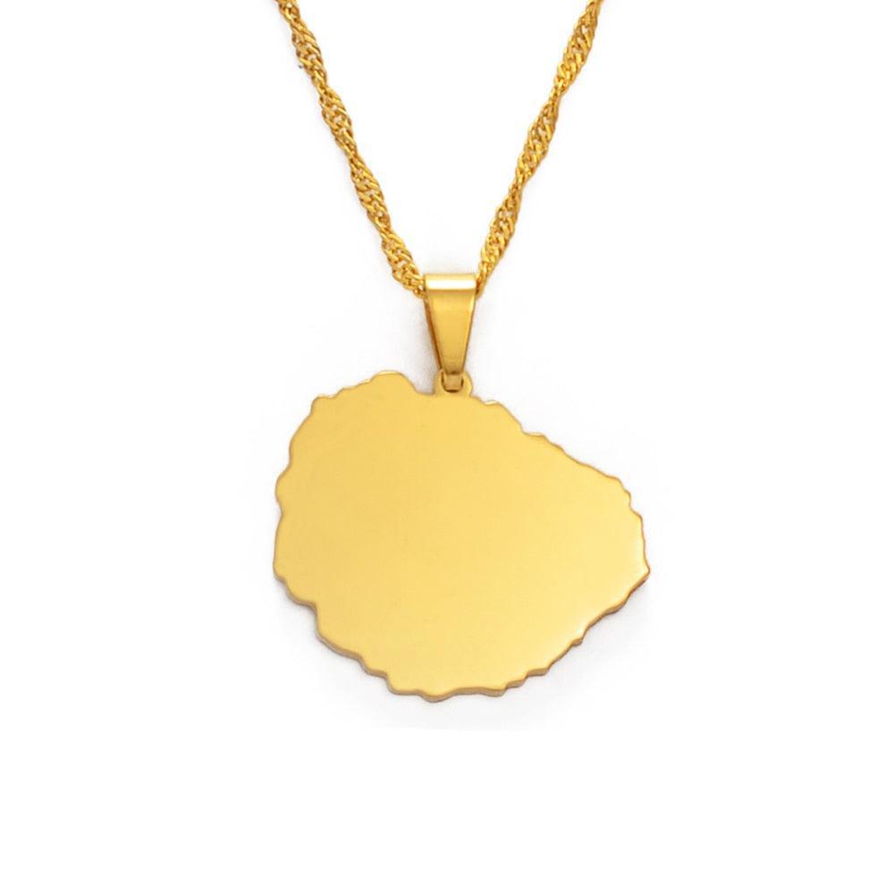 Canary Islands Map Necklace Collection