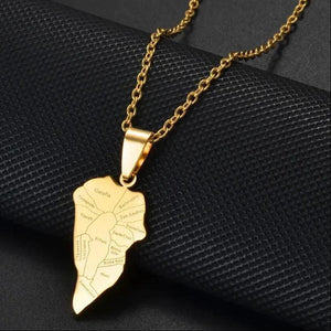 Canary Islands Map Necklace Collection