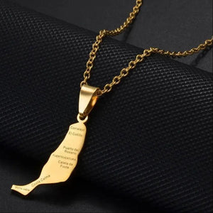 Canary Islands Map Necklace Collection