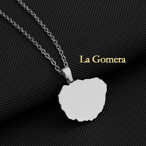 Canary Islands Map Necklace Collection