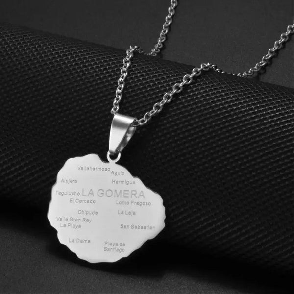 Canary Islands Map Necklace Collection
