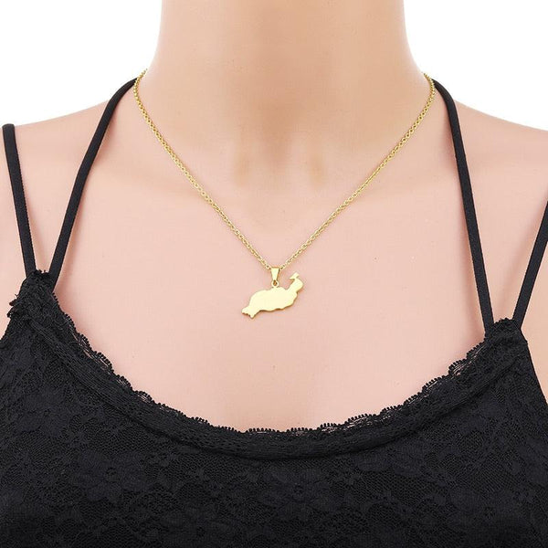 Canary Islands Map Necklace Collection