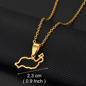 Canary Islands Map Necklace Collection
