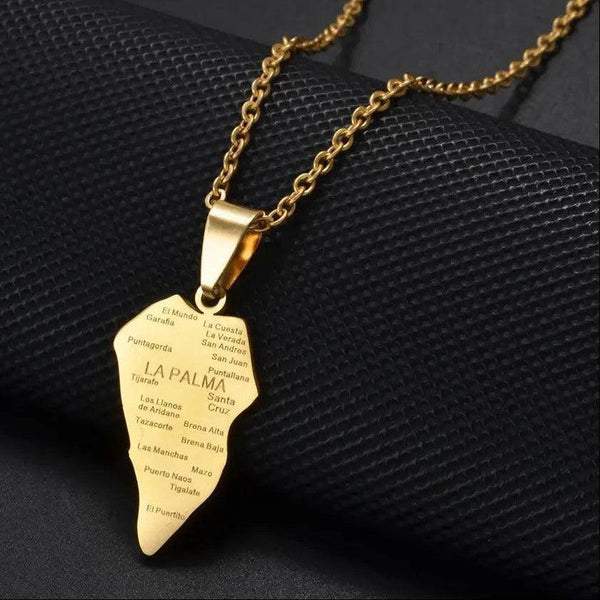 Canary Islands Map Necklace Collection