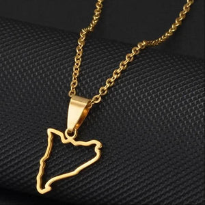 Canary Islands Map Necklace Collection
