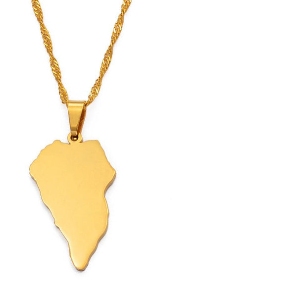 Canary Islands Map Necklace Collection