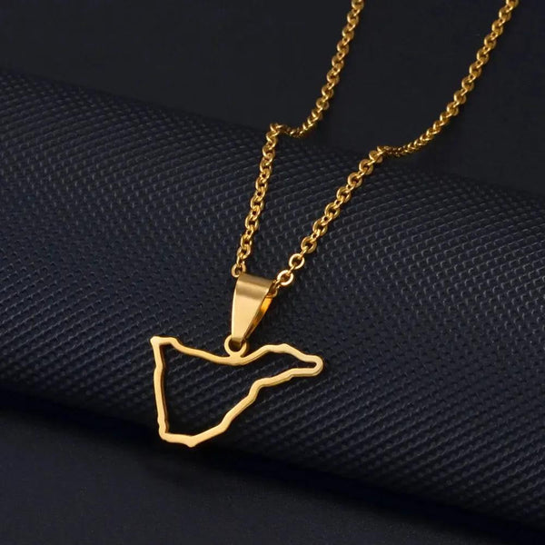 Canary Islands Map Necklace Collection