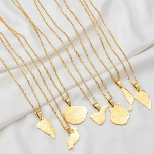 Canary Islands Map Necklace Collection