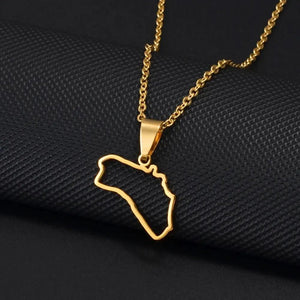 Canary Islands Map Necklace Collection