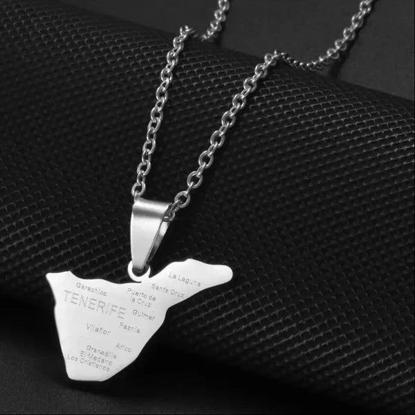 Canary Islands Map Necklace Collection