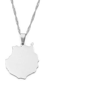 Canary Islands Map Necklace Collection