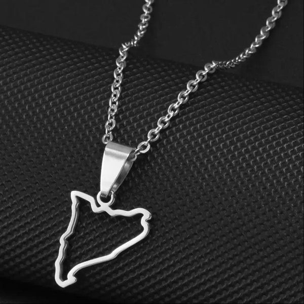 Canary Islands Map Necklace Collection