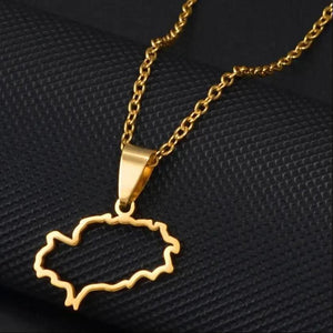 Canary Islands Map Necklace Collection