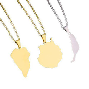 Canary Islands Map Necklace Collection