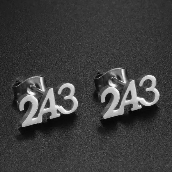 Canary Islands, Nigeria, Ghana, Congo, Sudan, Jamaica, Haiti Area Code Stud Earrings
