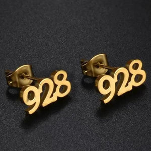 Canary Islands, Nigeria, Ghana, Congo, Sudan, Jamaica, Haiti Area Code Stud Earrings