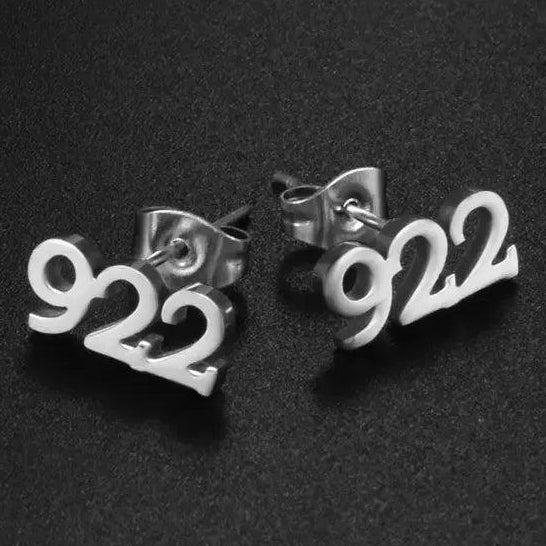 Canary Islands, Nigeria, Ghana, Congo, Sudan, Jamaica, Haiti Area Code Stud Earrings