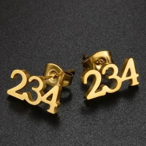 Canary Islands, Nigeria, Ghana, Congo, Sudan, Jamaica, Haiti Area Code Stud Earrings